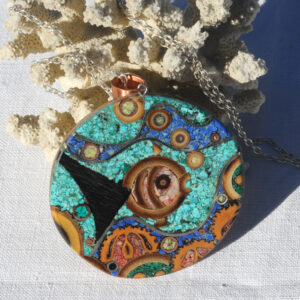 pendentif rond challwa